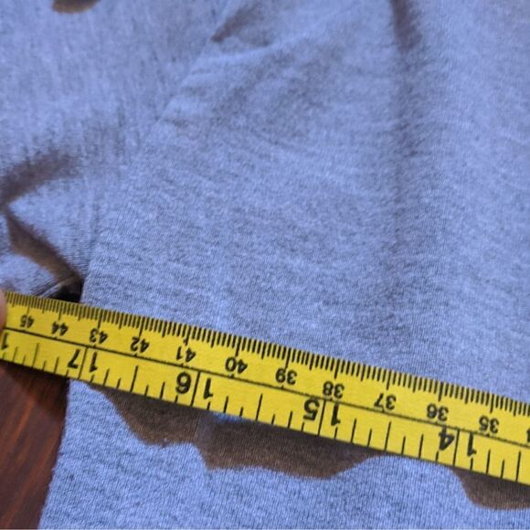 Fabletics Shirt Dress Short Sleeve Bow Detail Heathered Gray XS - Picture 4 of 6